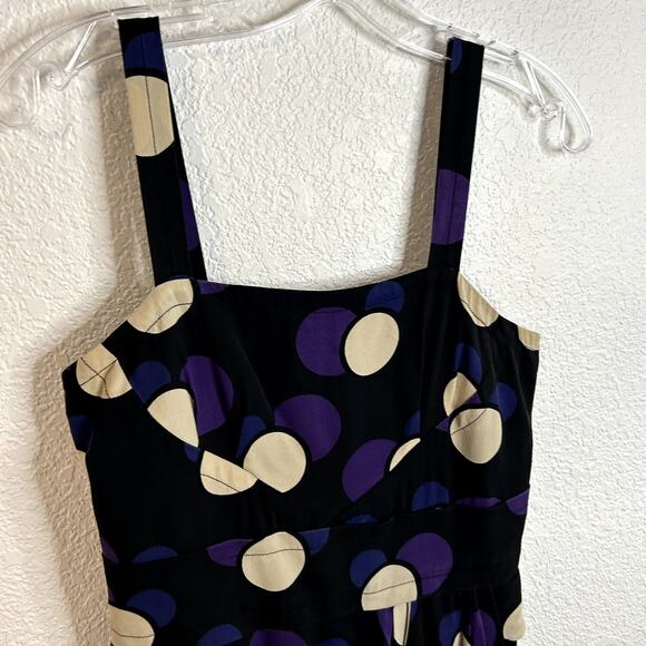 Marc by Marc Jacobs Polka Dot Bubble Dress Womens Size 2 Black Purple Y2K - Picture 6 of 11